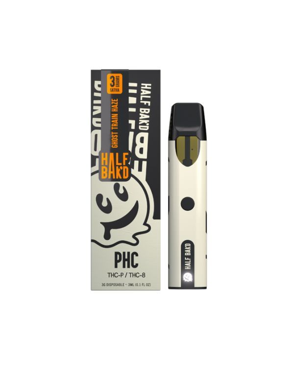 2160_source_1686943706 Puff Jetable 3G - Ghost Train Haze - PHC ( THC-P & THC-8) - Sativa - 3ML - 1800 bouffées - Half Bak'd