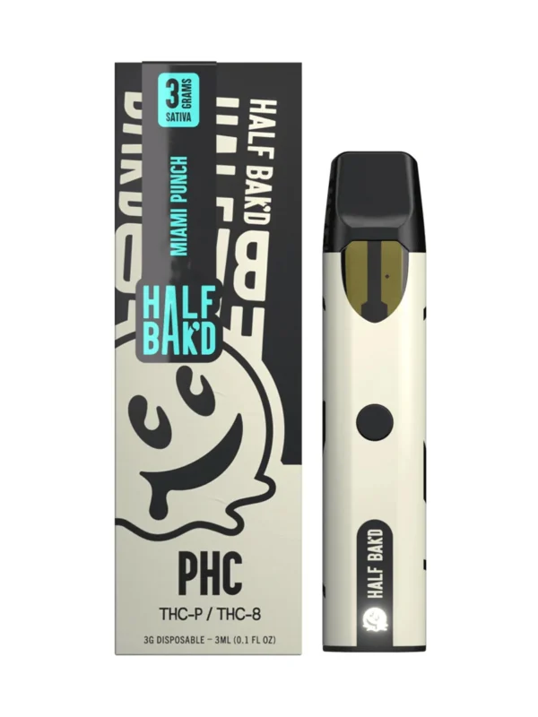 Miami-Punch-Half-Bakd-PHC-THC-P-THC-8-Disposable-Vape-3G-1 Vape Half Miami Punch 3 mg
